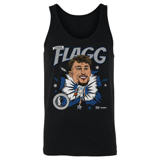 Cooper Flagg Dallas Mavericks Caricature WHT
