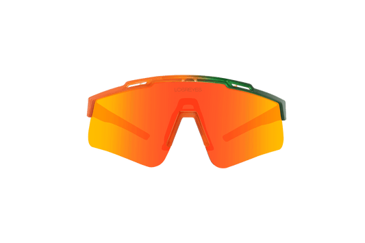 Los Reyes Miami Prime "Green/Orange" Sunglasses