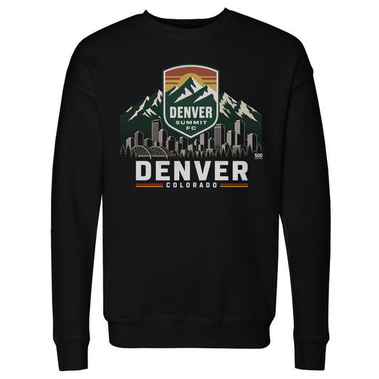 Denver Summit FC Skyline Logo WHT