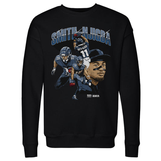 Jaxon Smith-Njigba Seattle Collage WHT