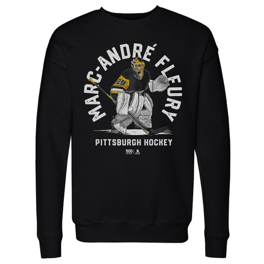 Marc-Andre Fleury Pittsburgh Emblem WHT