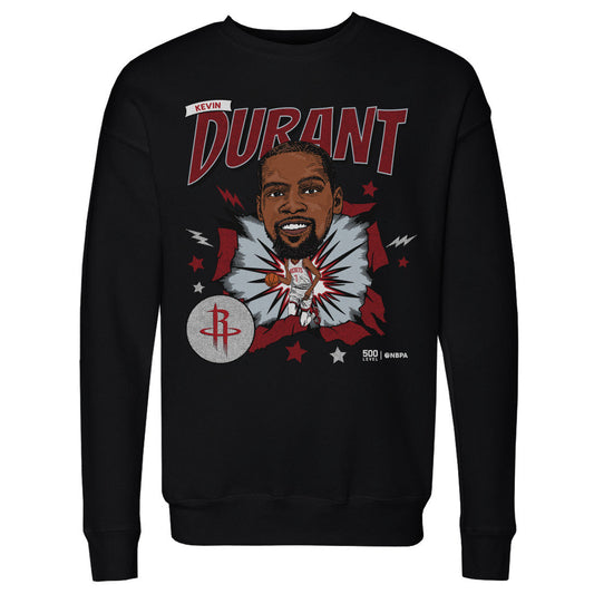 Kevin Durant Houston Rockets Caricature WHT