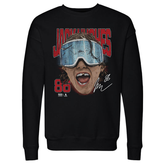 Jack Hughes New Jersey Goggles WHT