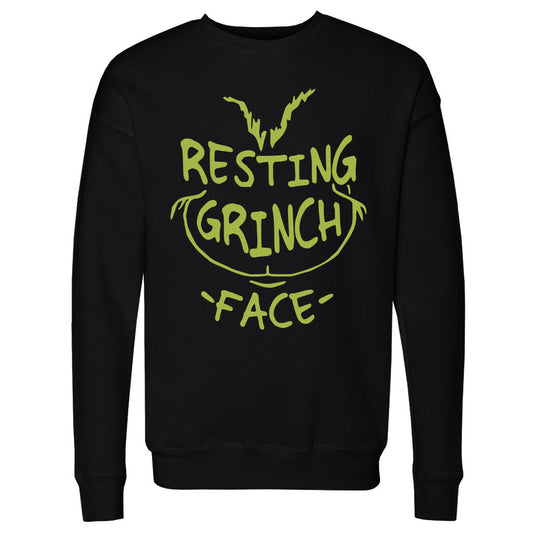 Christmas Resting Grinch Face WHT