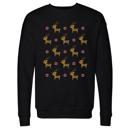 Christmas 8-bit Reindeer WHT
