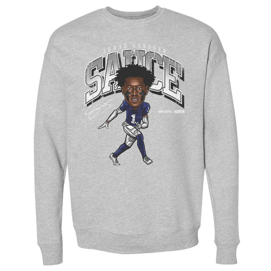 Sauce Gardner Indianapolis Cartoon WHT