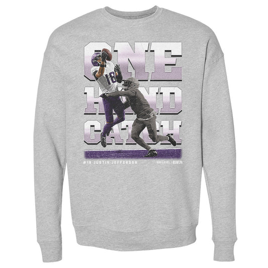 Justin Jefferson Minnesota One Hand Catch WHT