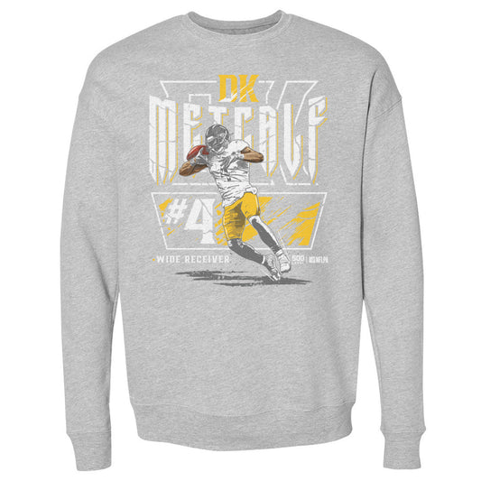 DK Metcalf Pittsburgh Shoulder Catch WHT