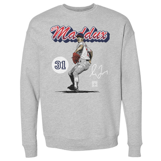 Greg Maddux Atlanta Retro Script WHT