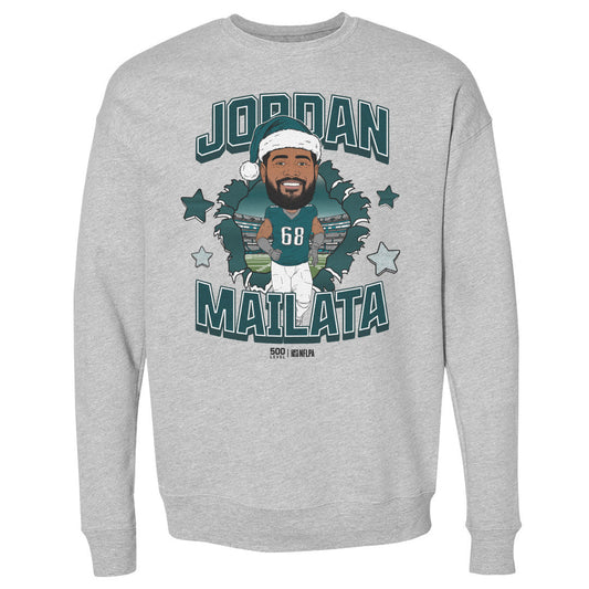 Jordan Mailata Philadelphia Santa Hat WHT