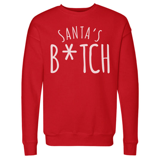 Christmas Santa's B-tch WHT