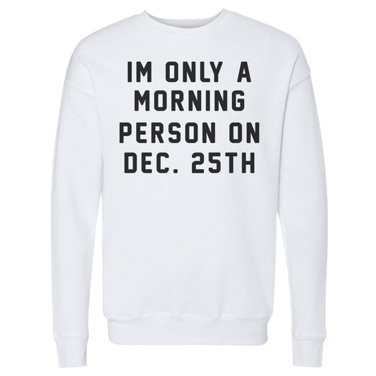 Christmas Morning Person On Christmas