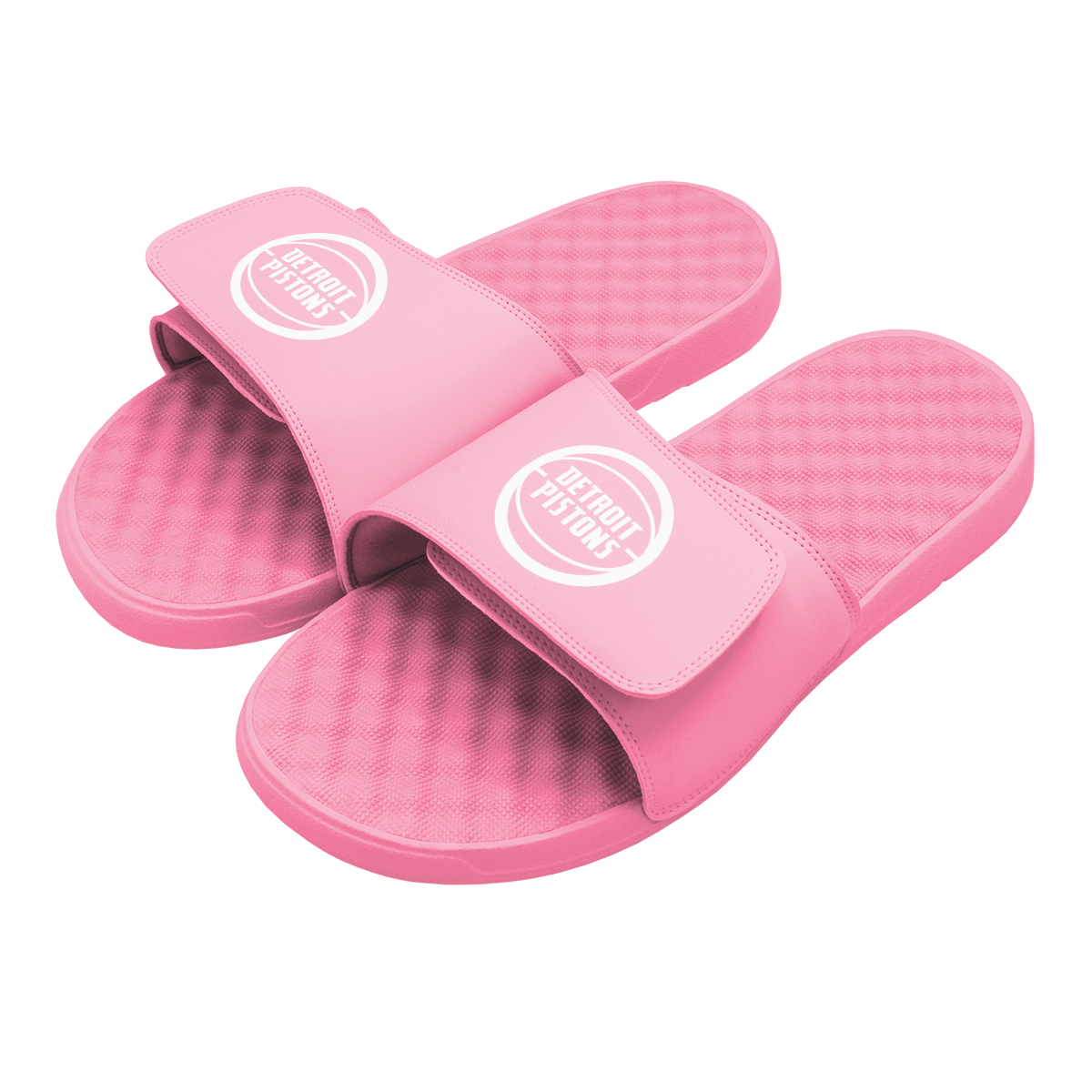 Detroit Pistons Primary Pink Slides