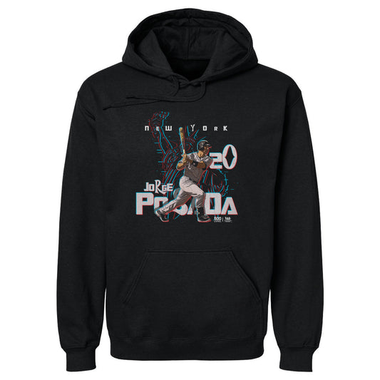 Jorge Posada New York Y 3D Graphic WHT