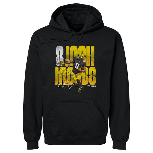 Josh Jacobs Green Bay Stiff Arm WHT