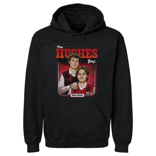 Luke Hughes & Jack Hughes New Jersey Step Brothers WHT