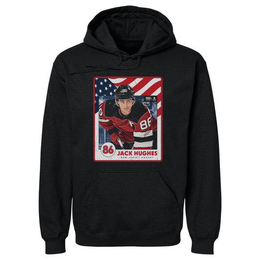 Jack Hughes New Jersey USA Card WHT