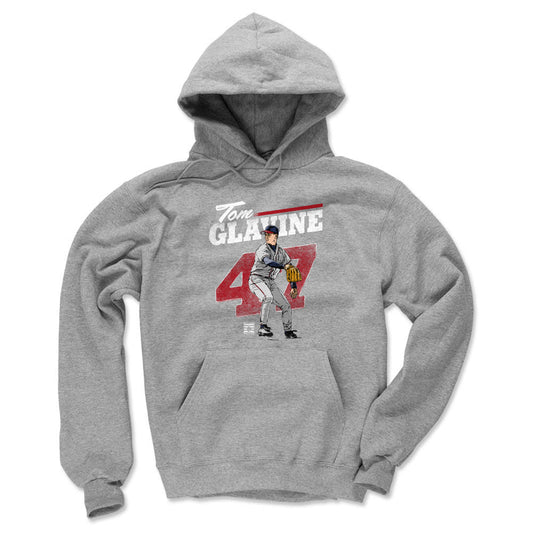 Tom Glavine Retro Grunge WHT