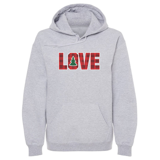 Christmas LOVE Christmas Plaid WHT