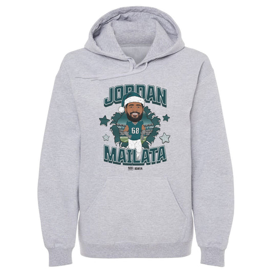 Jordan Mailata Philadelphia Santa Hat WHT