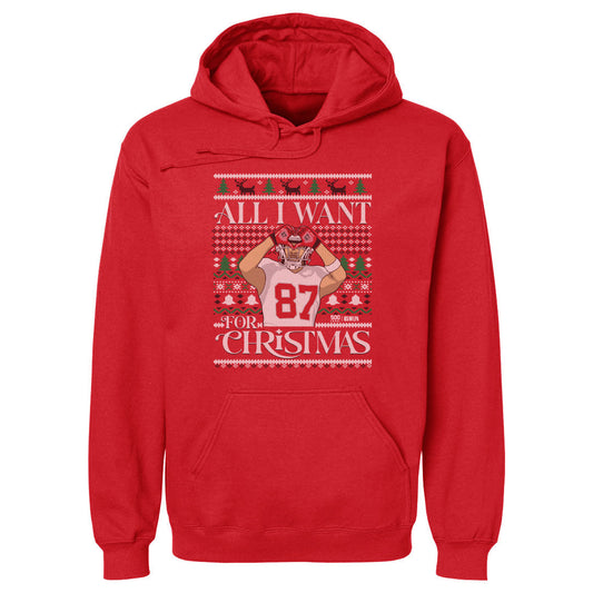 Travis Kelce Kansas City Ugly Sweater WHT