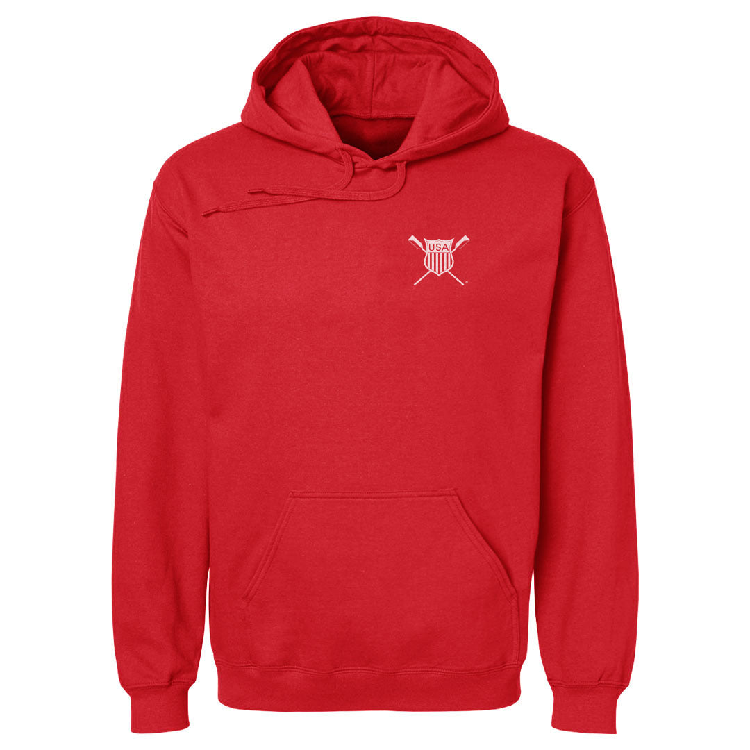 USRowing Emblem Pocket White WHT