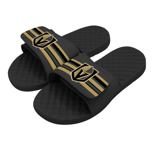 Size 3 Vegas Golden Knights Stripes Slides