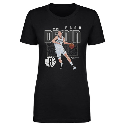Egor Demin Brooklyn Nets Shattered WHT