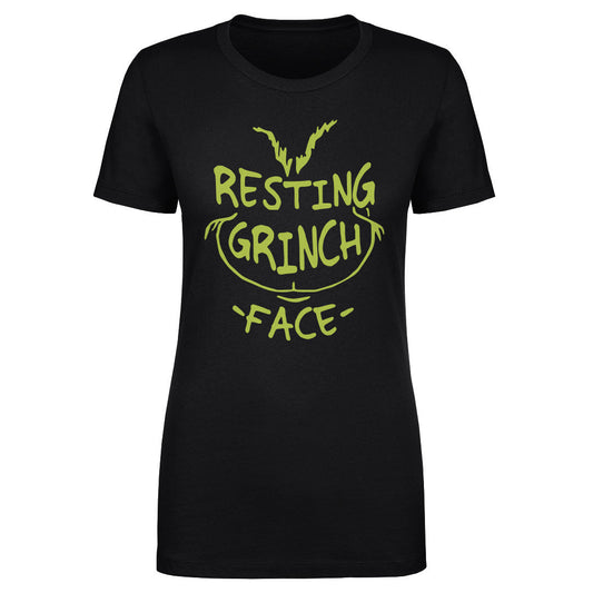 Christmas Resting Grinch Face WHT