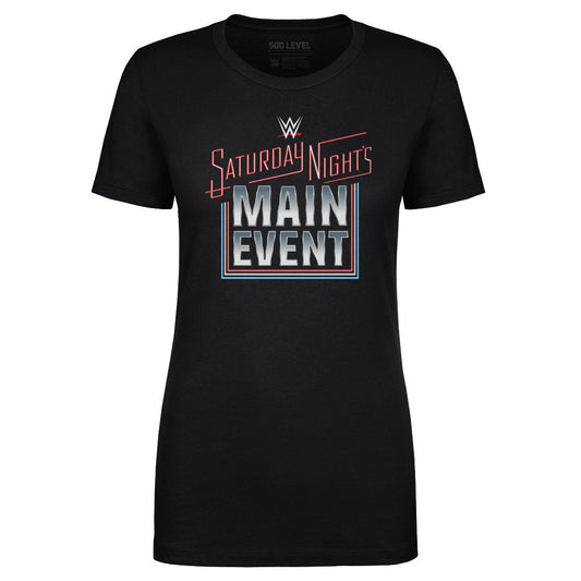 WWE Saturday Night's Main Event 2024 Logo WHT