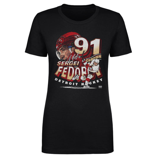 Sergei Fedorov Detroit Player Name WHT