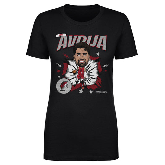 Deni Avdija Portland Trail Blazers Caricature WHT
