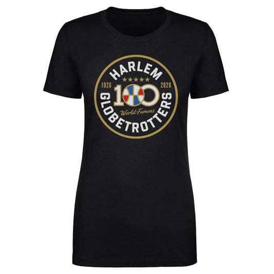 Harlem Globetrotters 100 Years Circle WHT