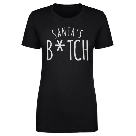 Christmas Santa's B-tch WHT