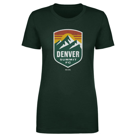 Denver Summit FC Vintage Primary Logo WHT