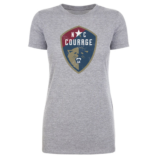 North Carolina Courage Vintage Primary Logo WHT
