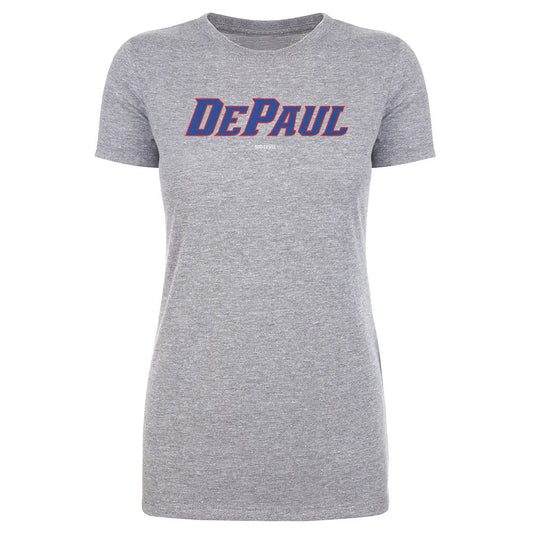 DePaul Blue Demons Wordmark WHT