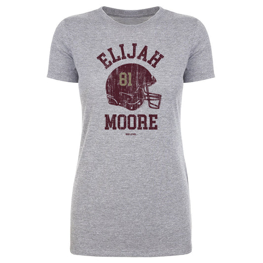 Elijah Moore College Helmet Font