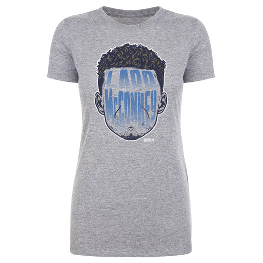 Ladd McConkey Los Angeles C Player Silhouette WHT