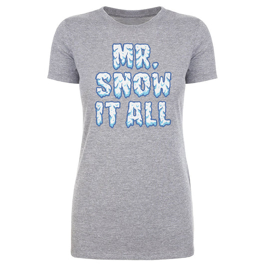 Christmas Mr. Snow It All WHT