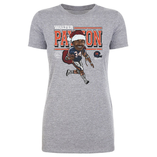 Walter Payton Chicago Cartoon Santa Hat WHT