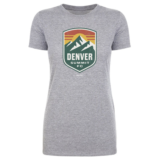 Denver Summit FC Vintage Primary Logo Gray WHT