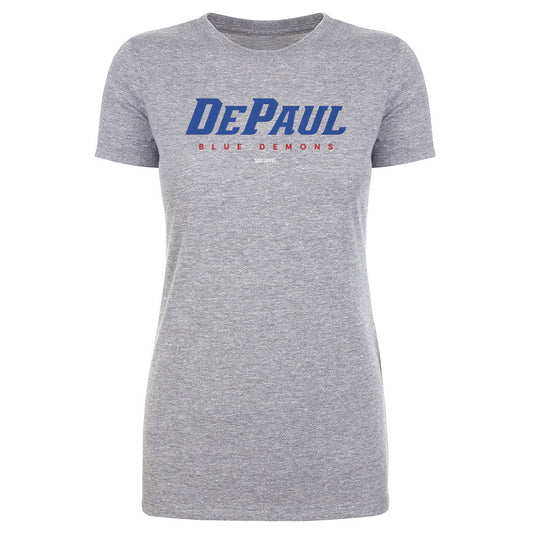 DePaul Blue Demons Wordmark Blue Demons WHT