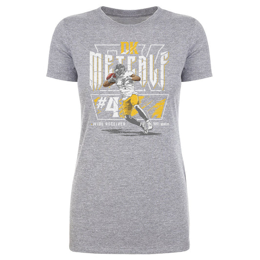 DK Metcalf Pittsburgh Shoulder Catch WHT