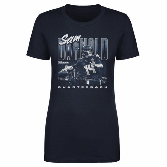 Sam Darnold Seattle Bitmap WHT