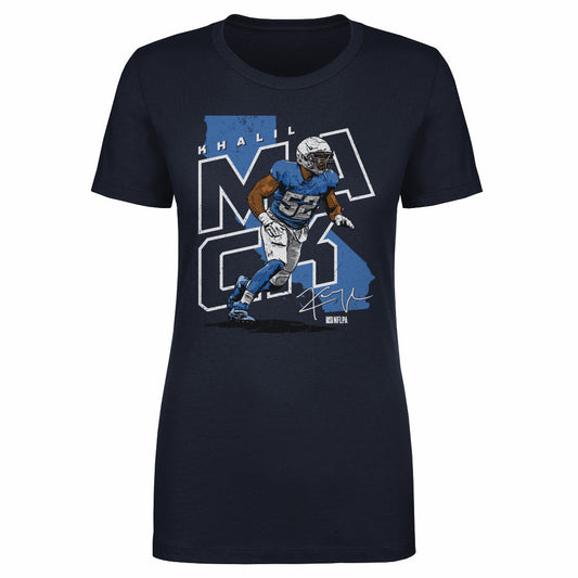 Khalil Mack Los Angeles C Player Map WHT