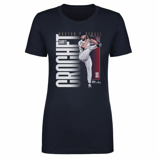 Garrett Crochet Boston Vertical Name WHT