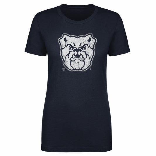 Butler Bulldogs Bulldog Vintage Logo WHT