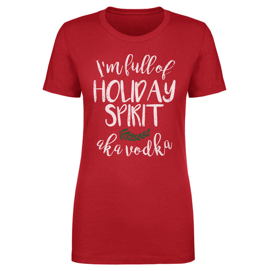 Christmas I'm Full Of Holiday Spirit WHT