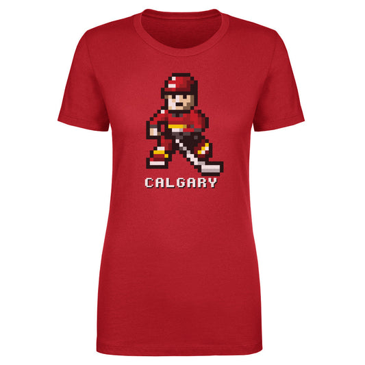 Calgary Hockey 8-bit WHT